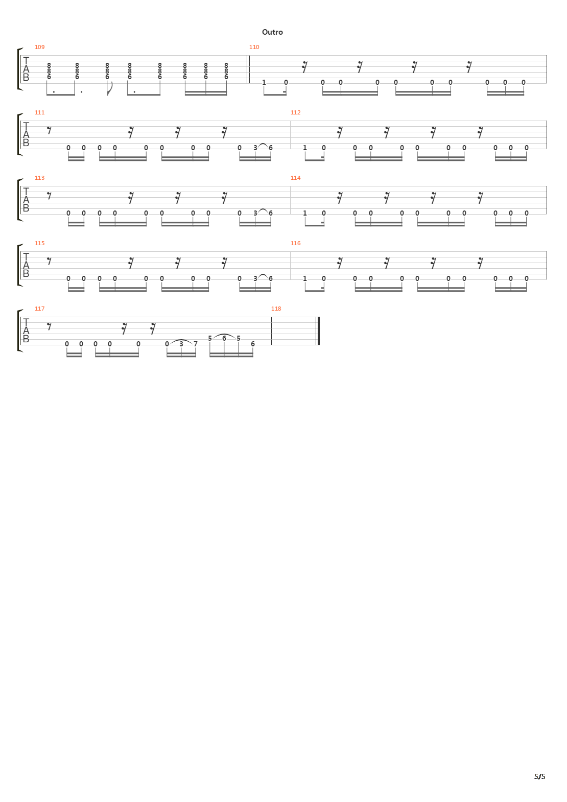 Another Way To Die吉他谱