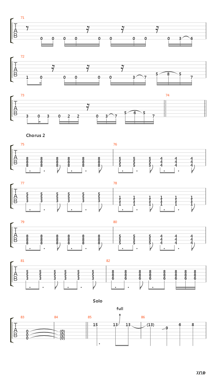 Another Way To Die吉他谱