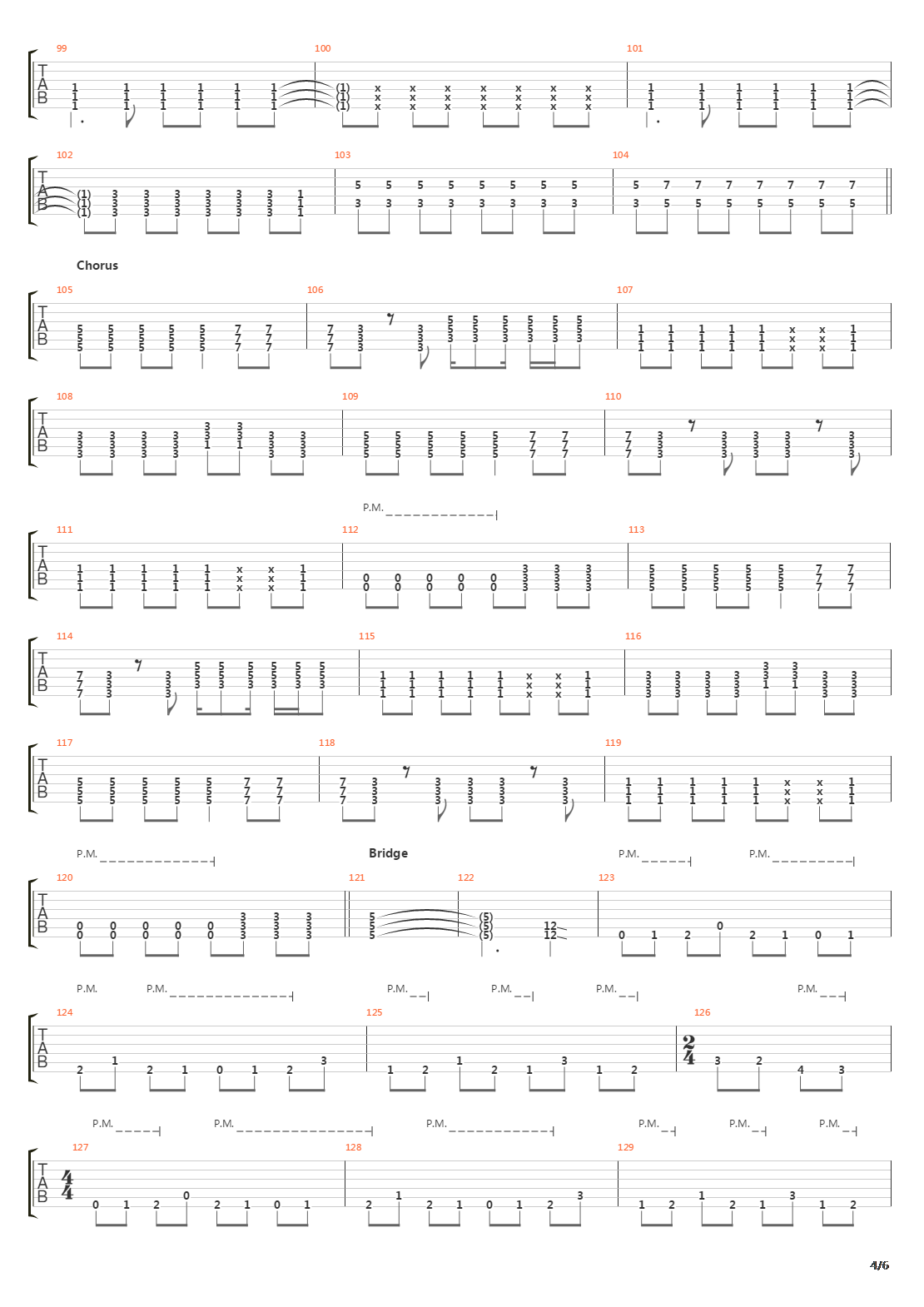 Crucified吉他谱