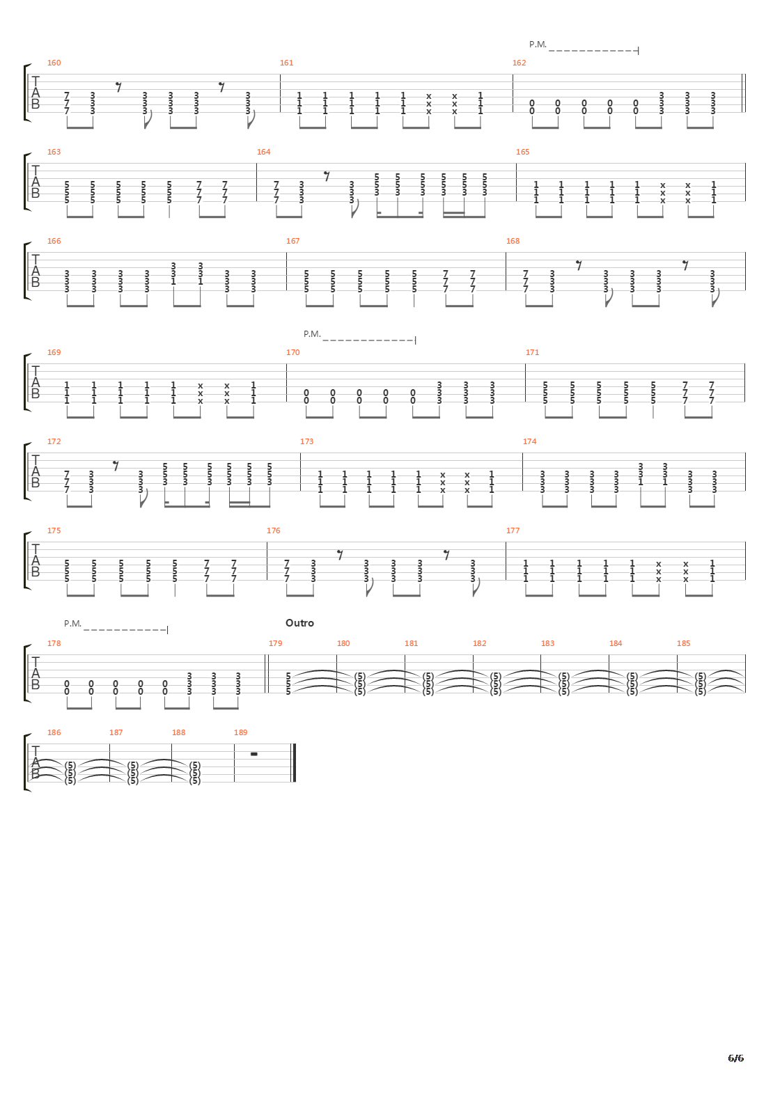 Crucified吉他谱