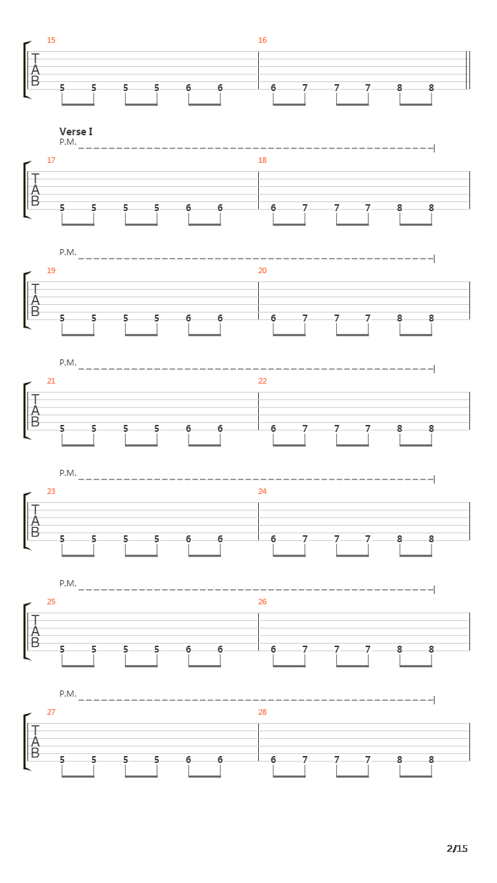 Crucified吉他谱