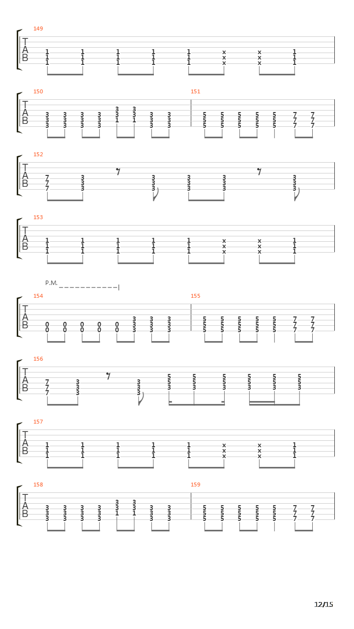 Crucified吉他谱