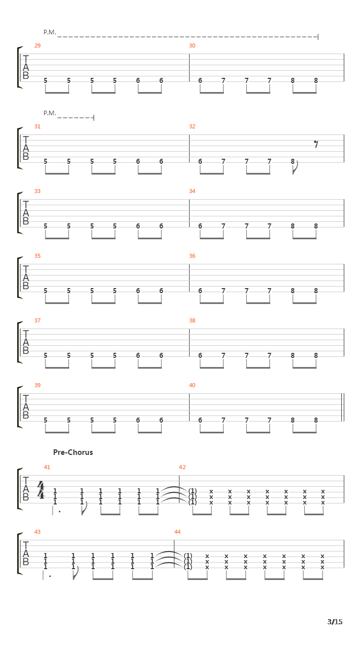 Crucified吉他谱