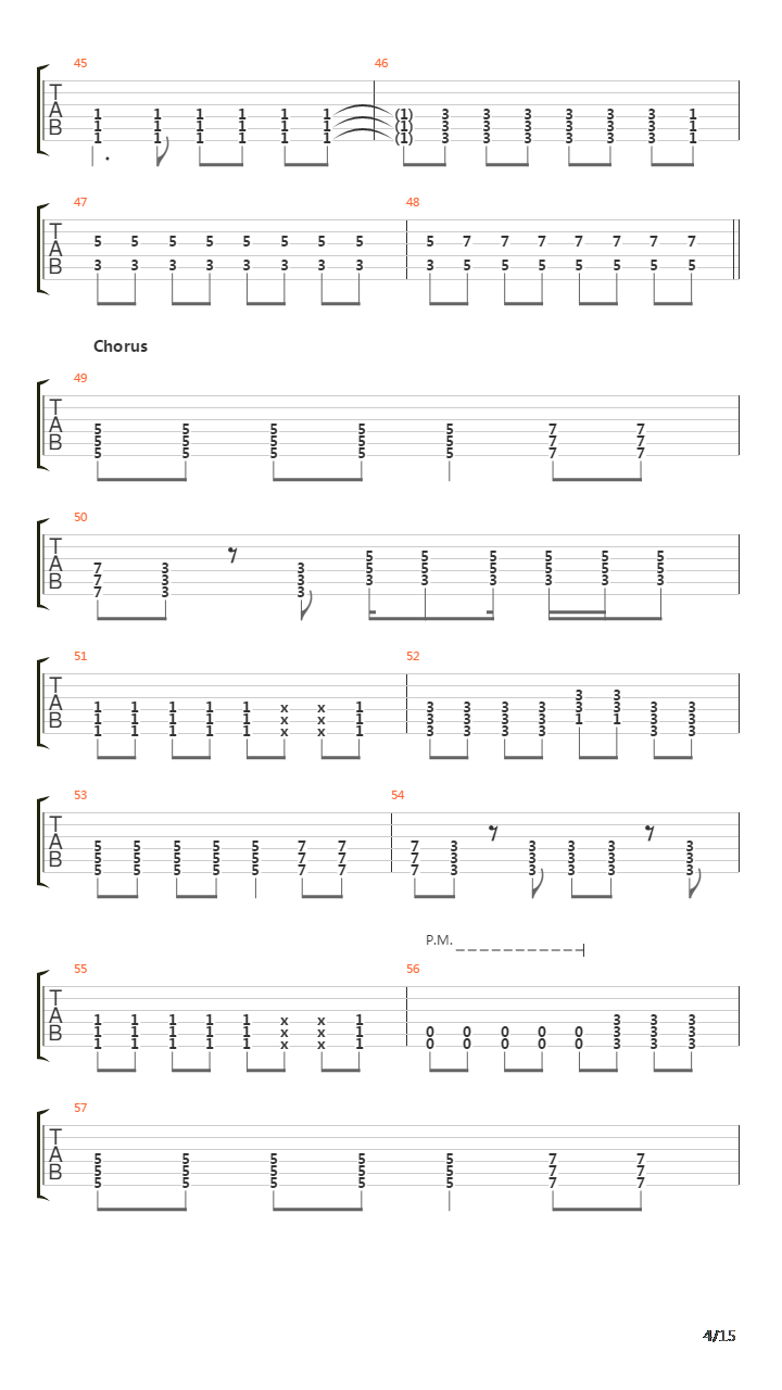 Crucified吉他谱