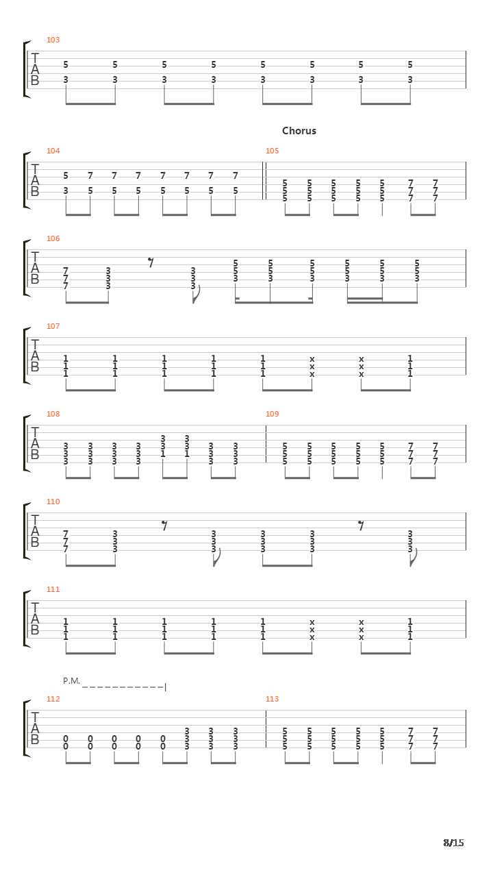 Crucified吉他谱