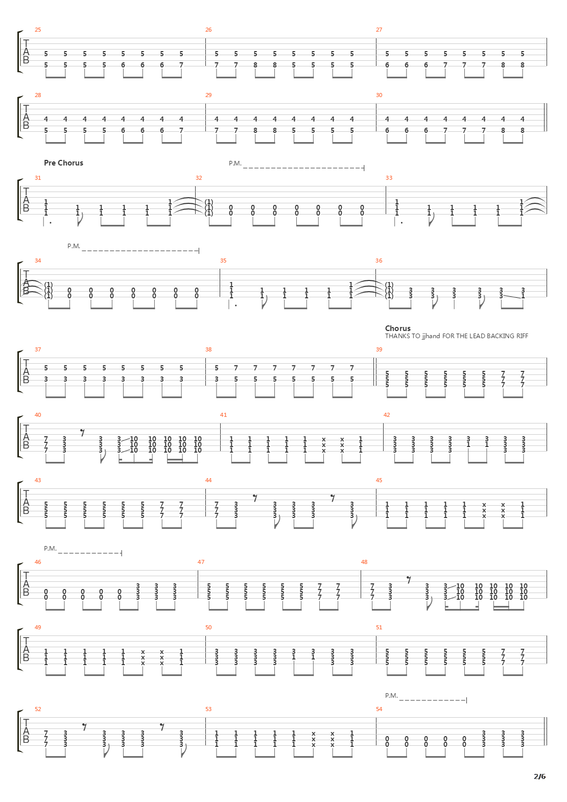 Crucified吉他谱