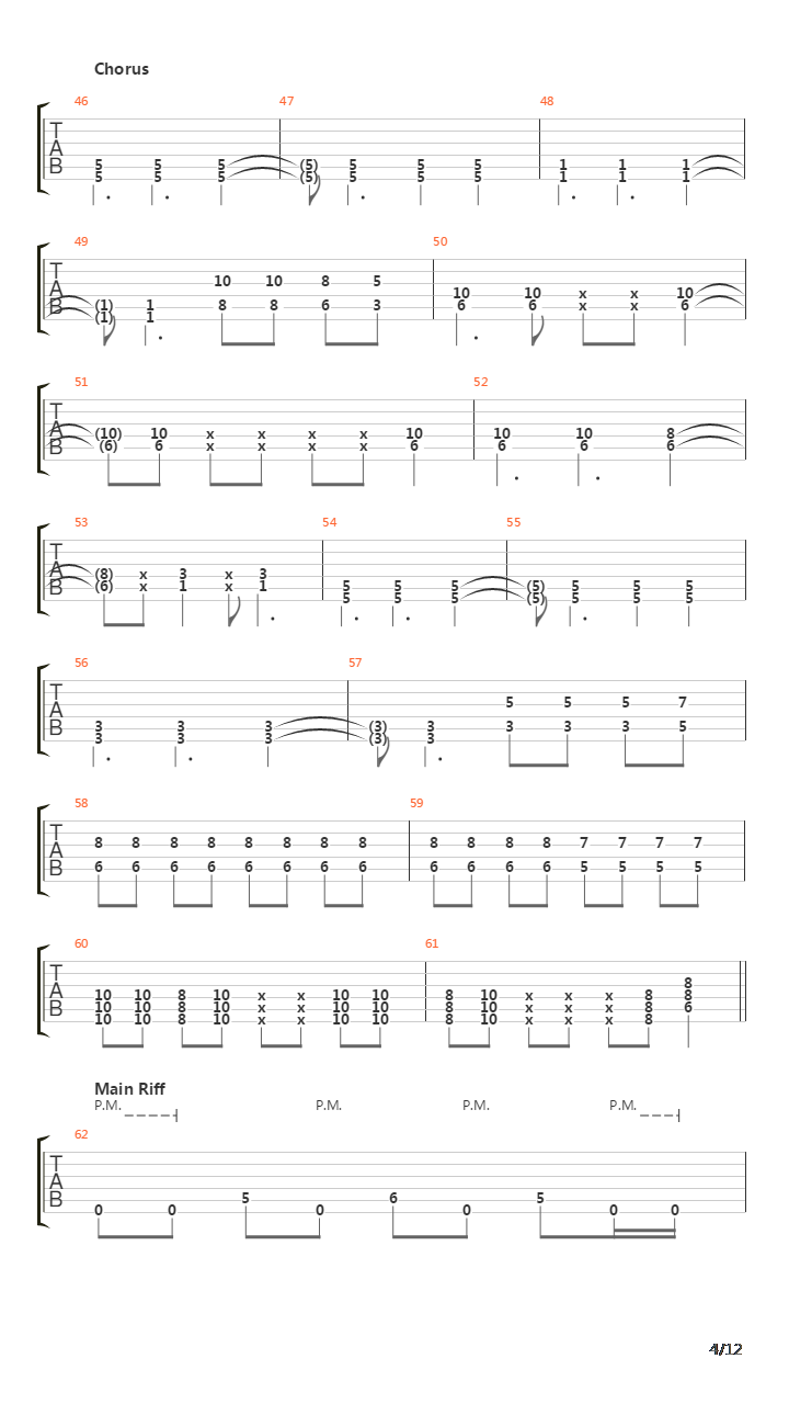 Enough吉他谱