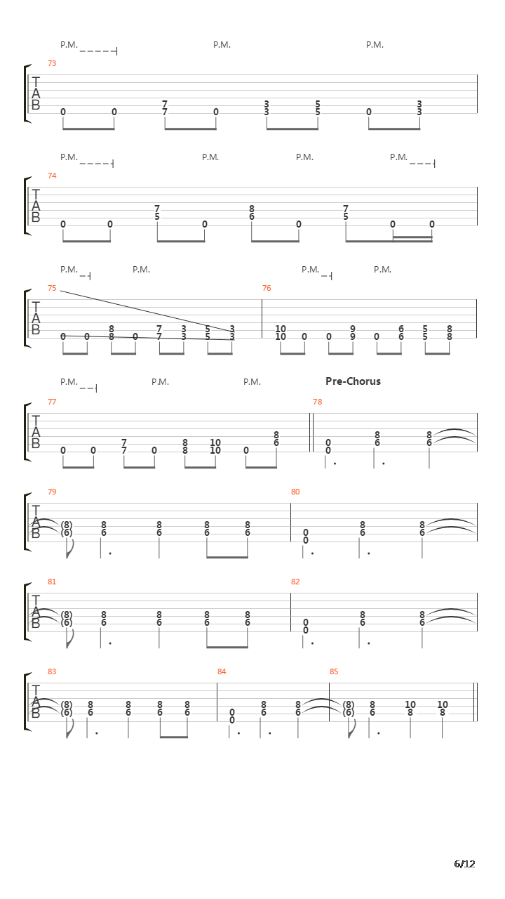 Enough吉他谱