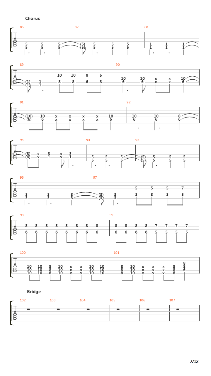 Enough吉他谱