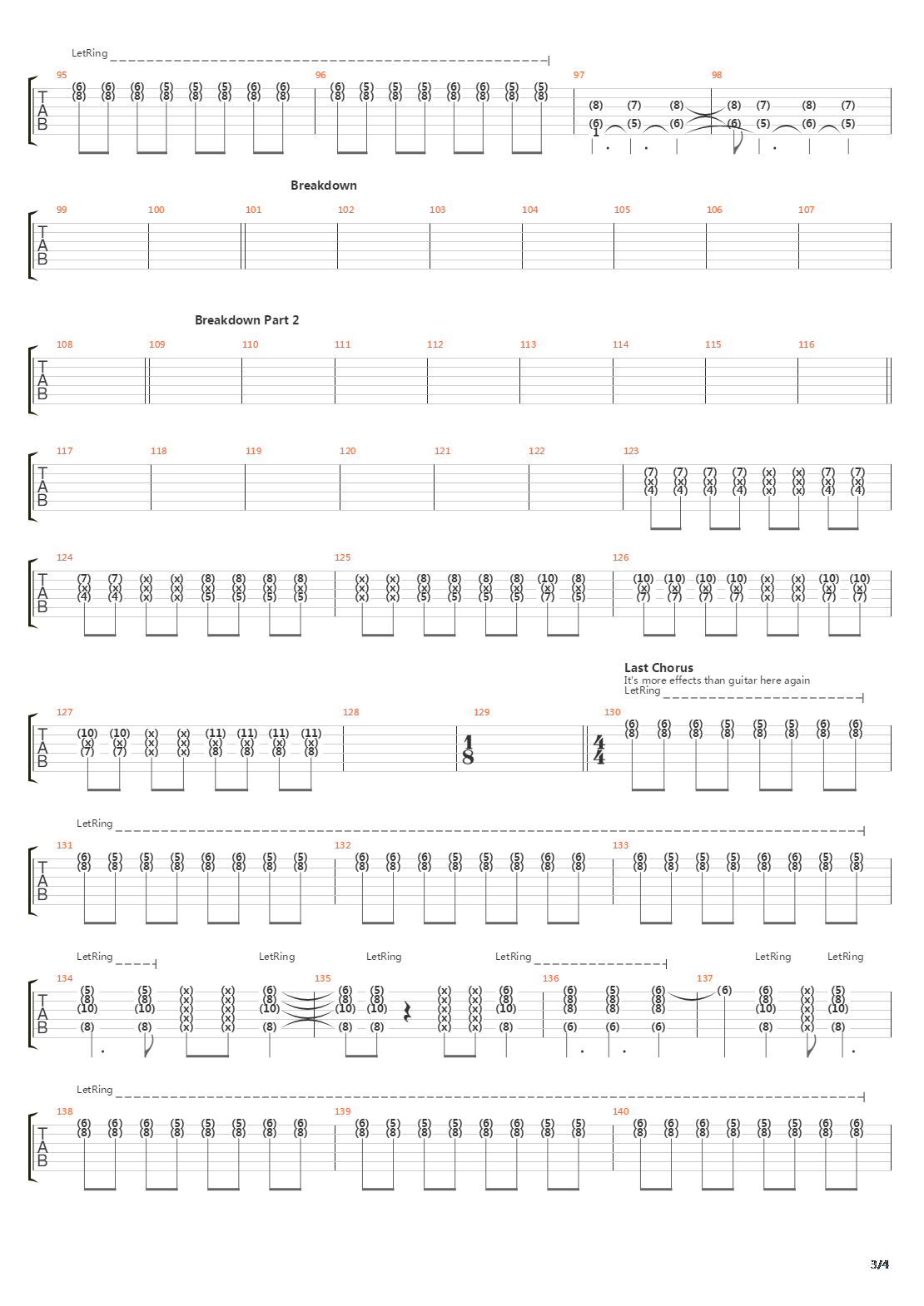 Enough吉他谱