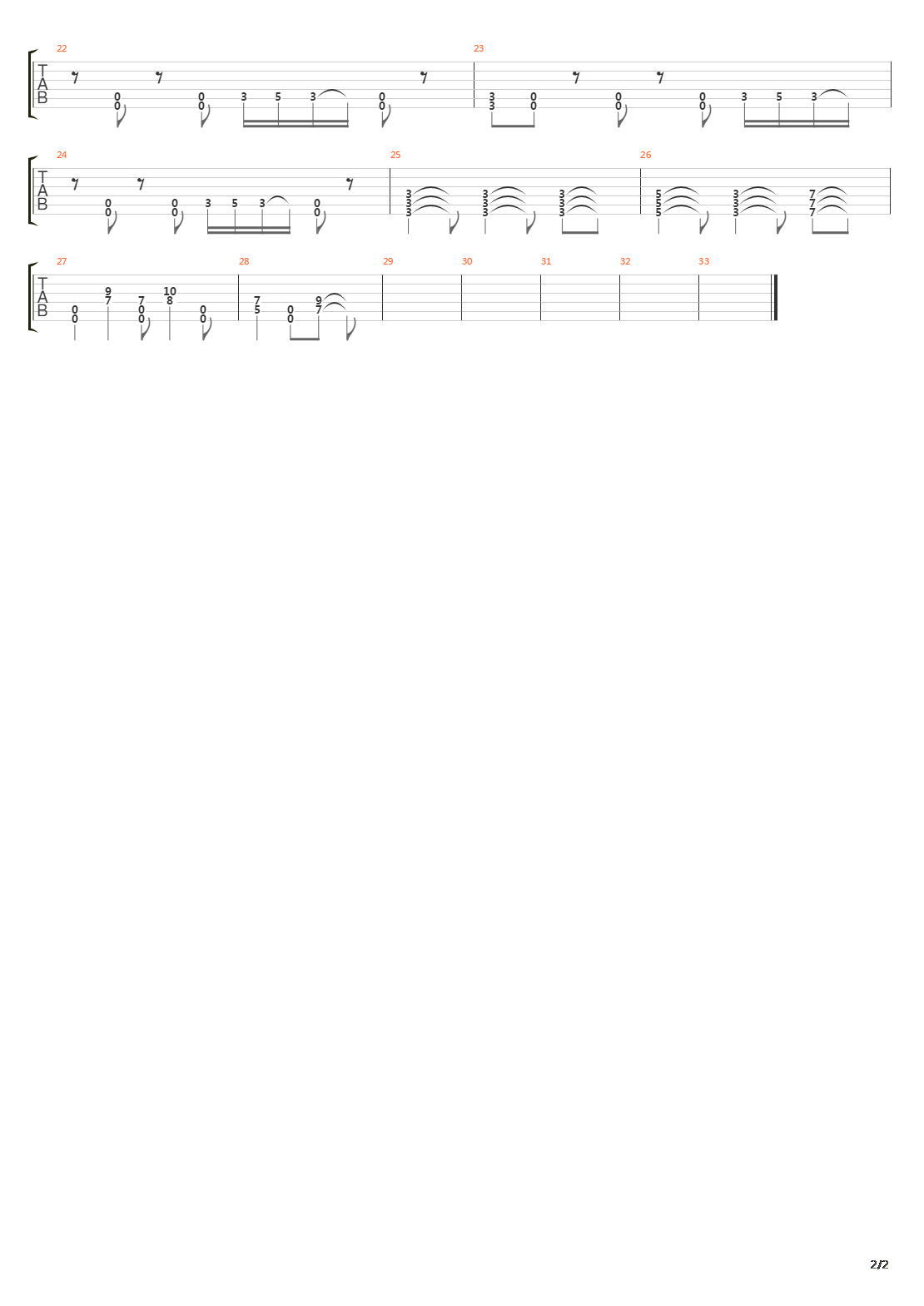 Facade吉他谱