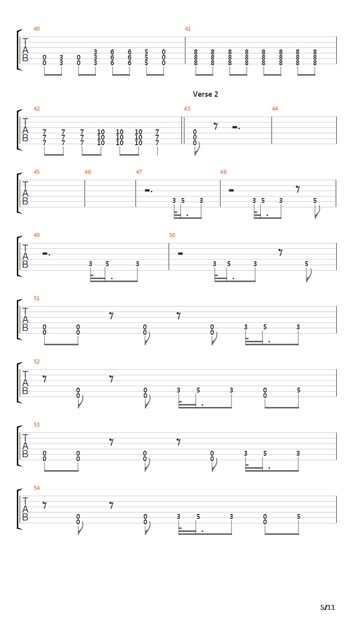 Facade吉他谱