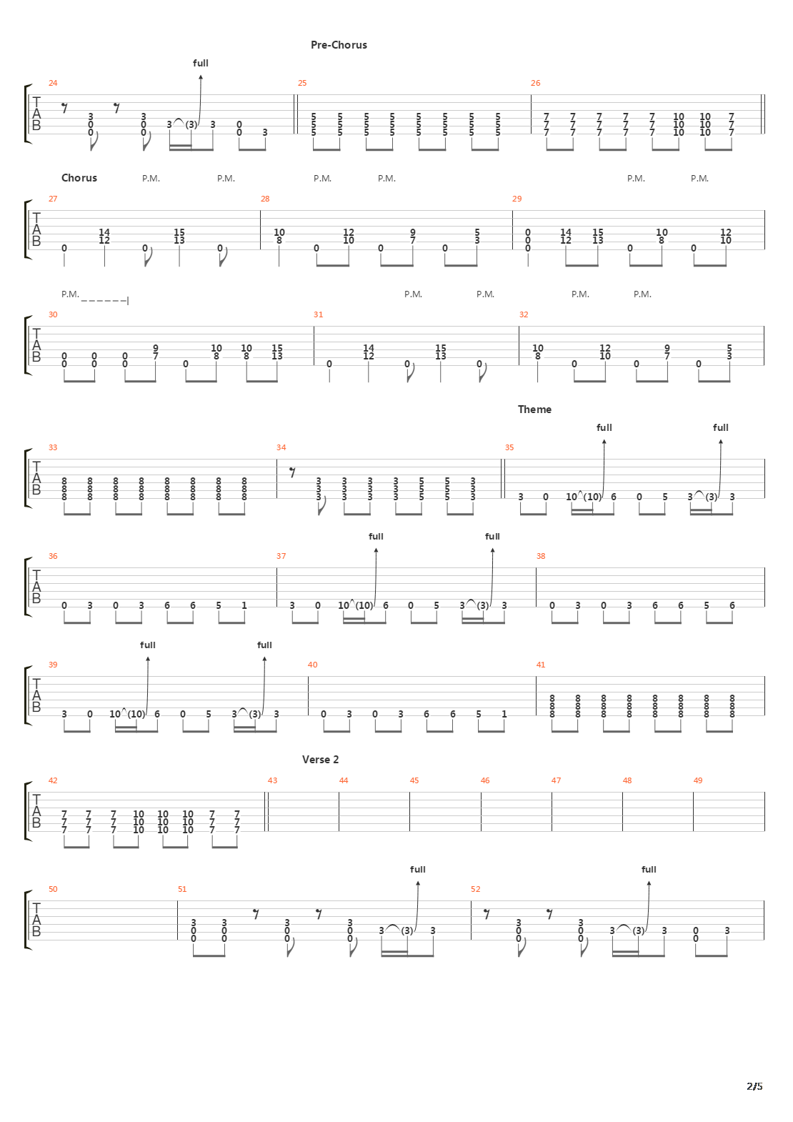 Facade吉他谱