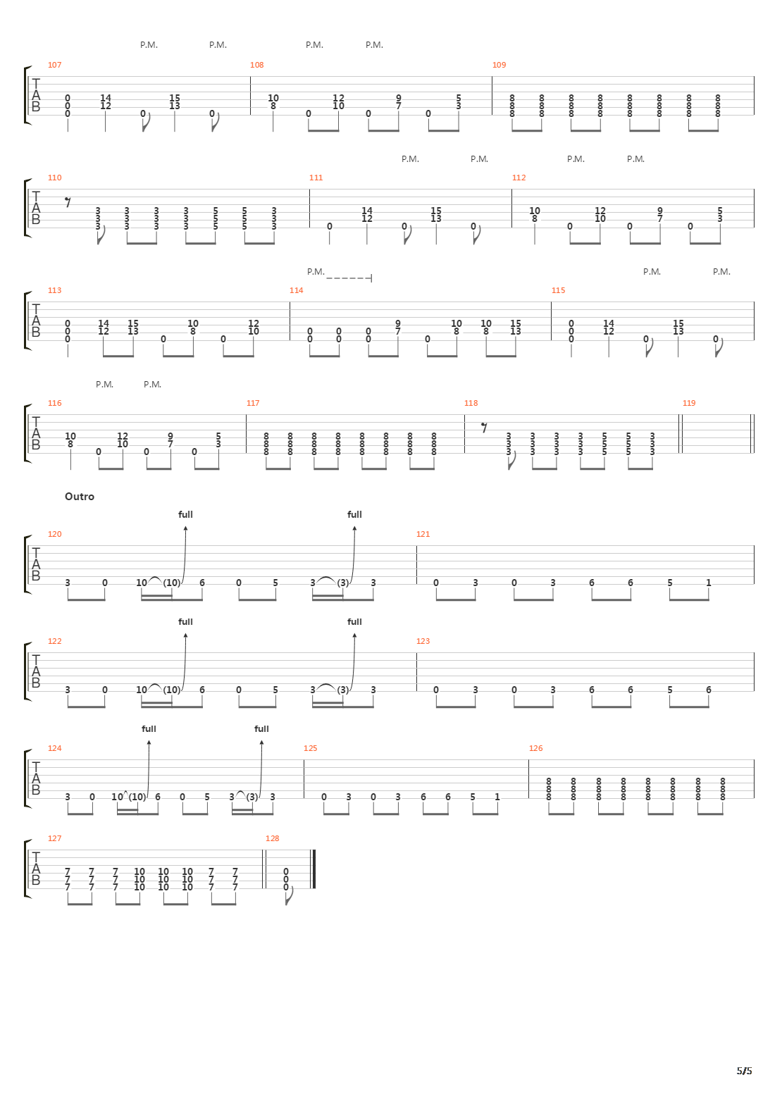 Facade吉他谱