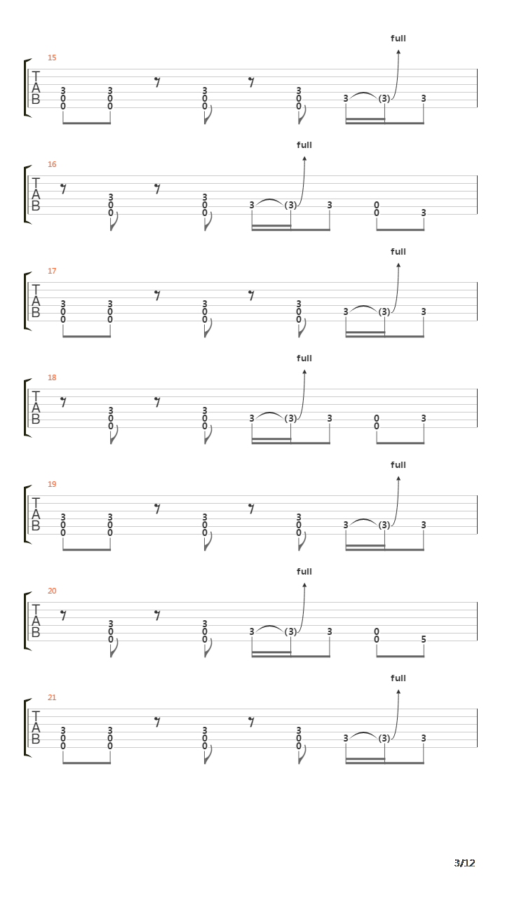 Facade吉他谱