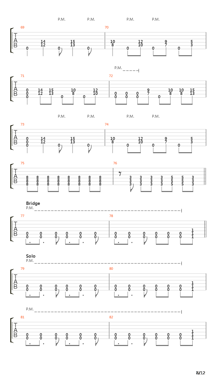 Facade吉他谱