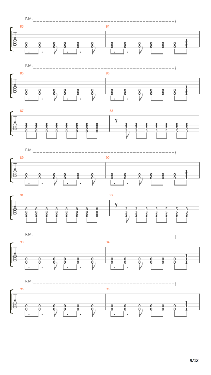 Facade吉他谱