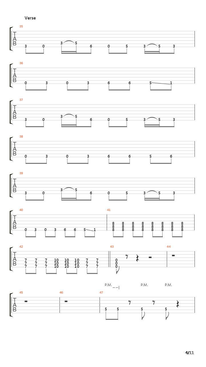 Facade吉他谱