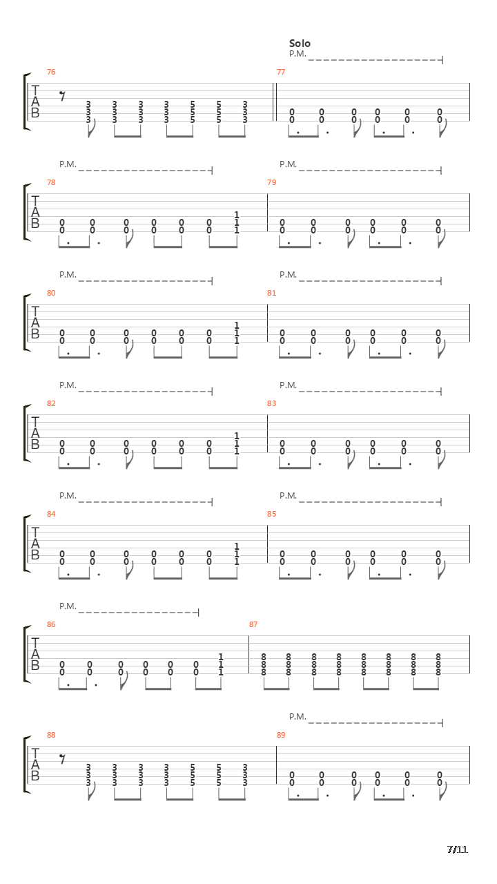 Facade吉他谱