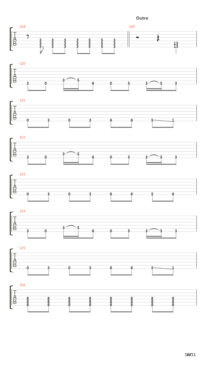 Facade吉他谱