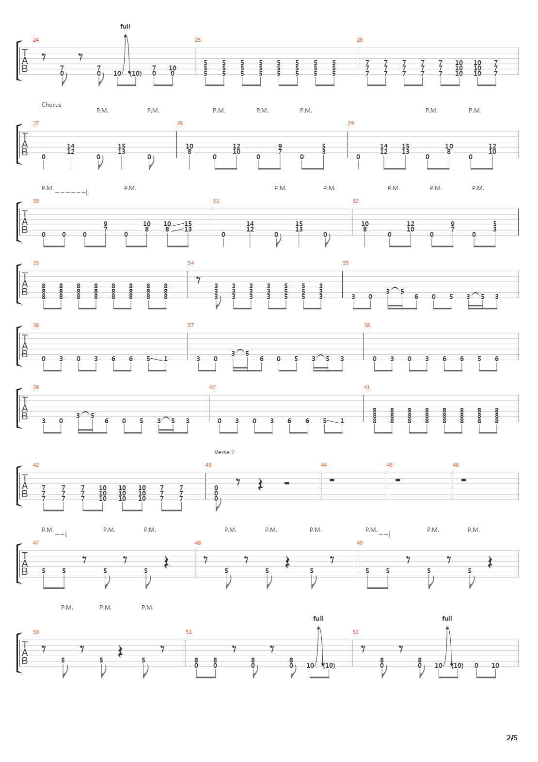 Facade吉他谱