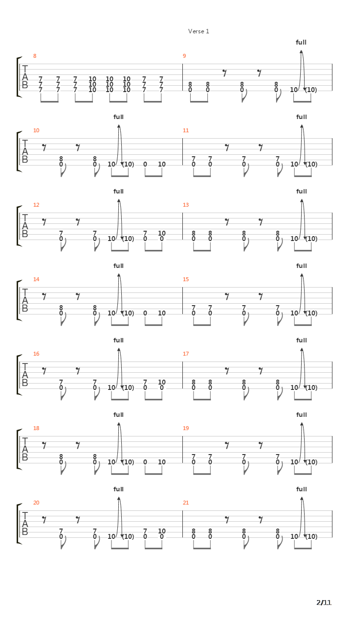 Facade吉他谱