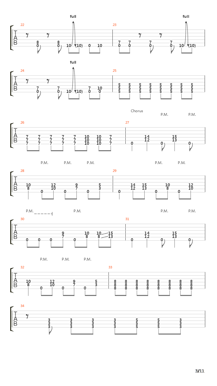 Facade吉他谱