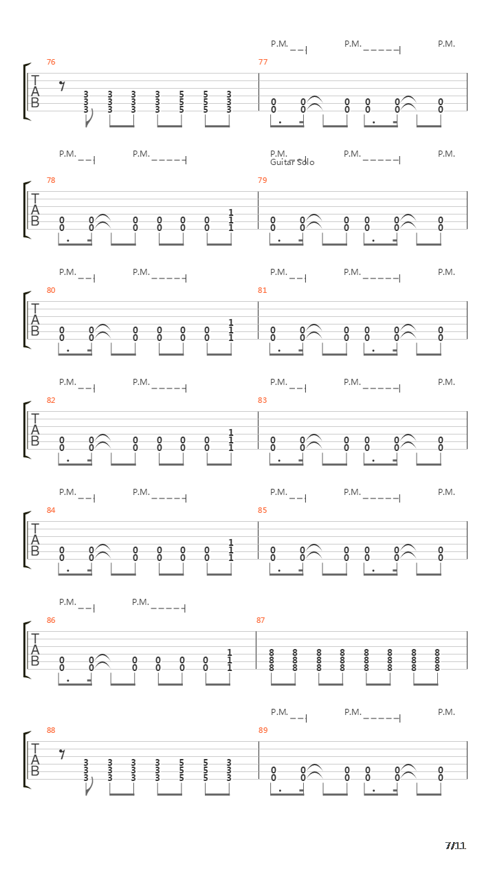 Facade吉他谱