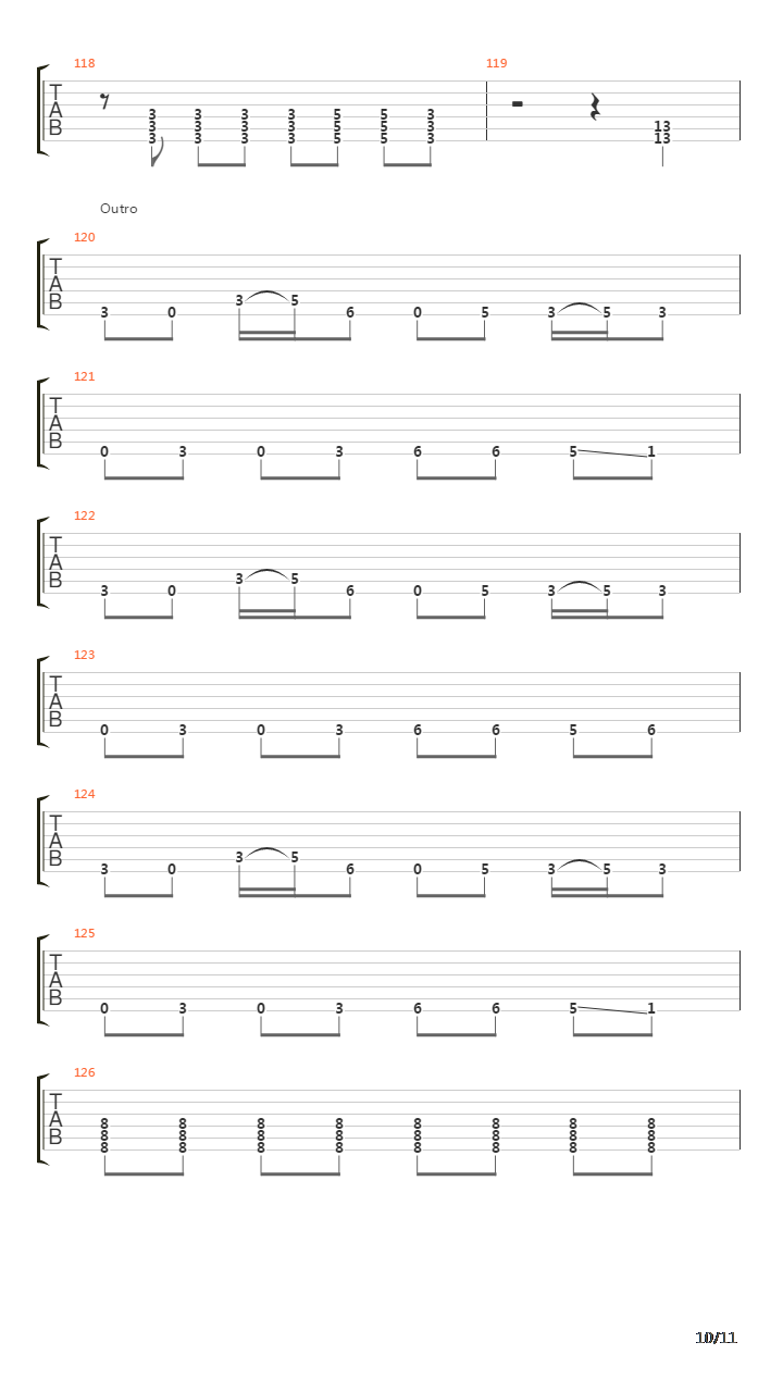 Facade吉他谱