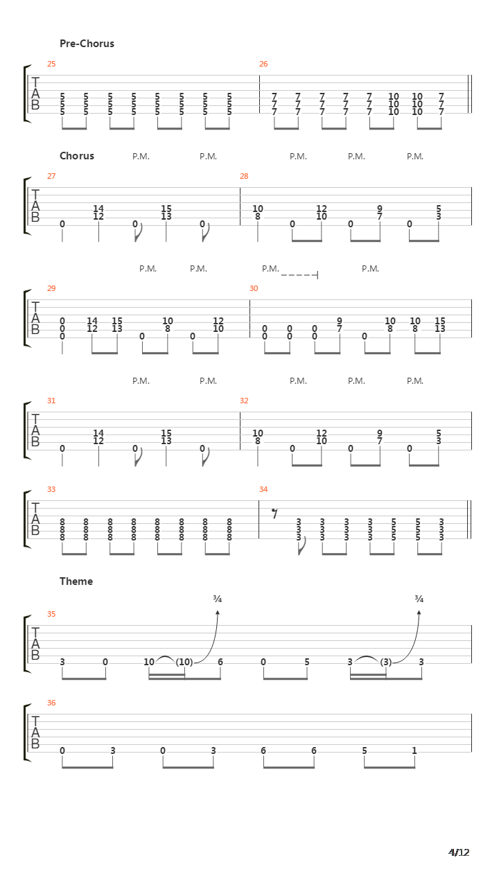 Facade吉他谱