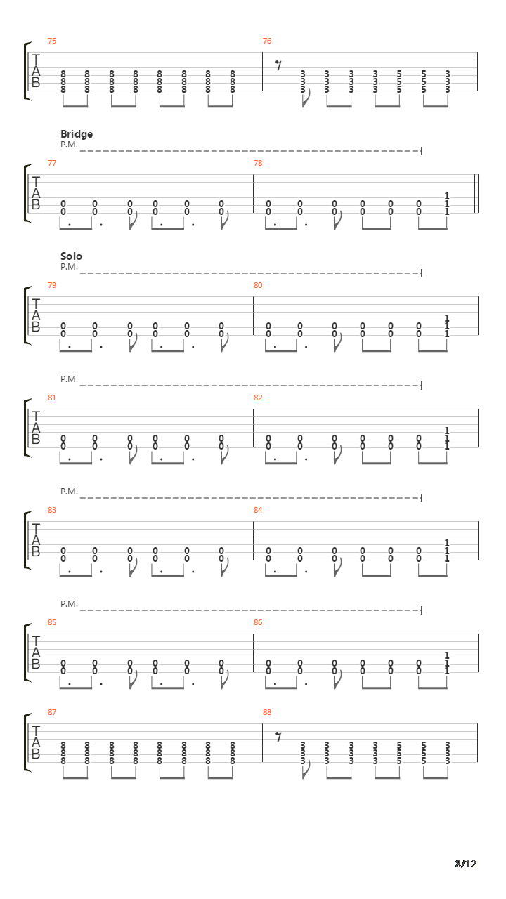 Facade吉他谱