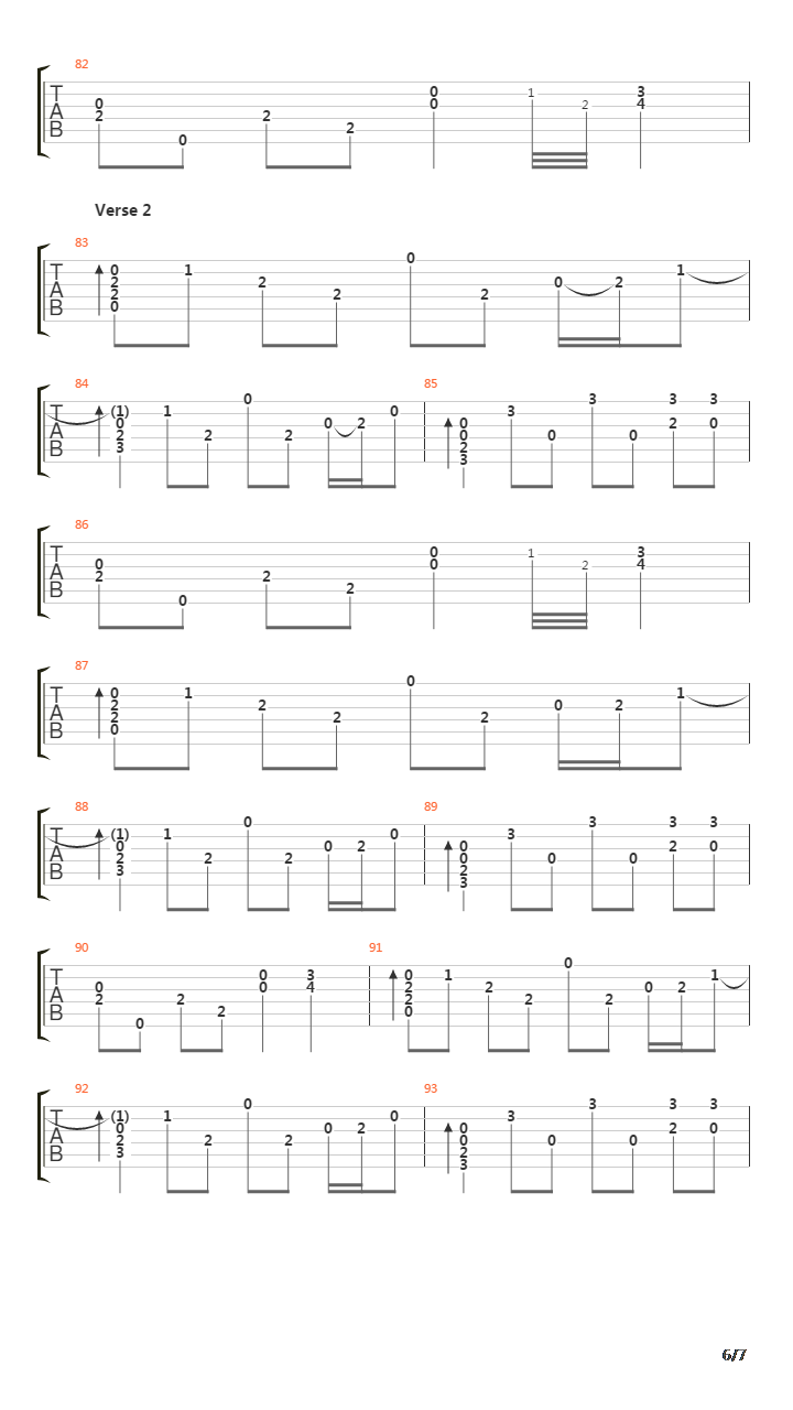 Fade To Black吉他谱