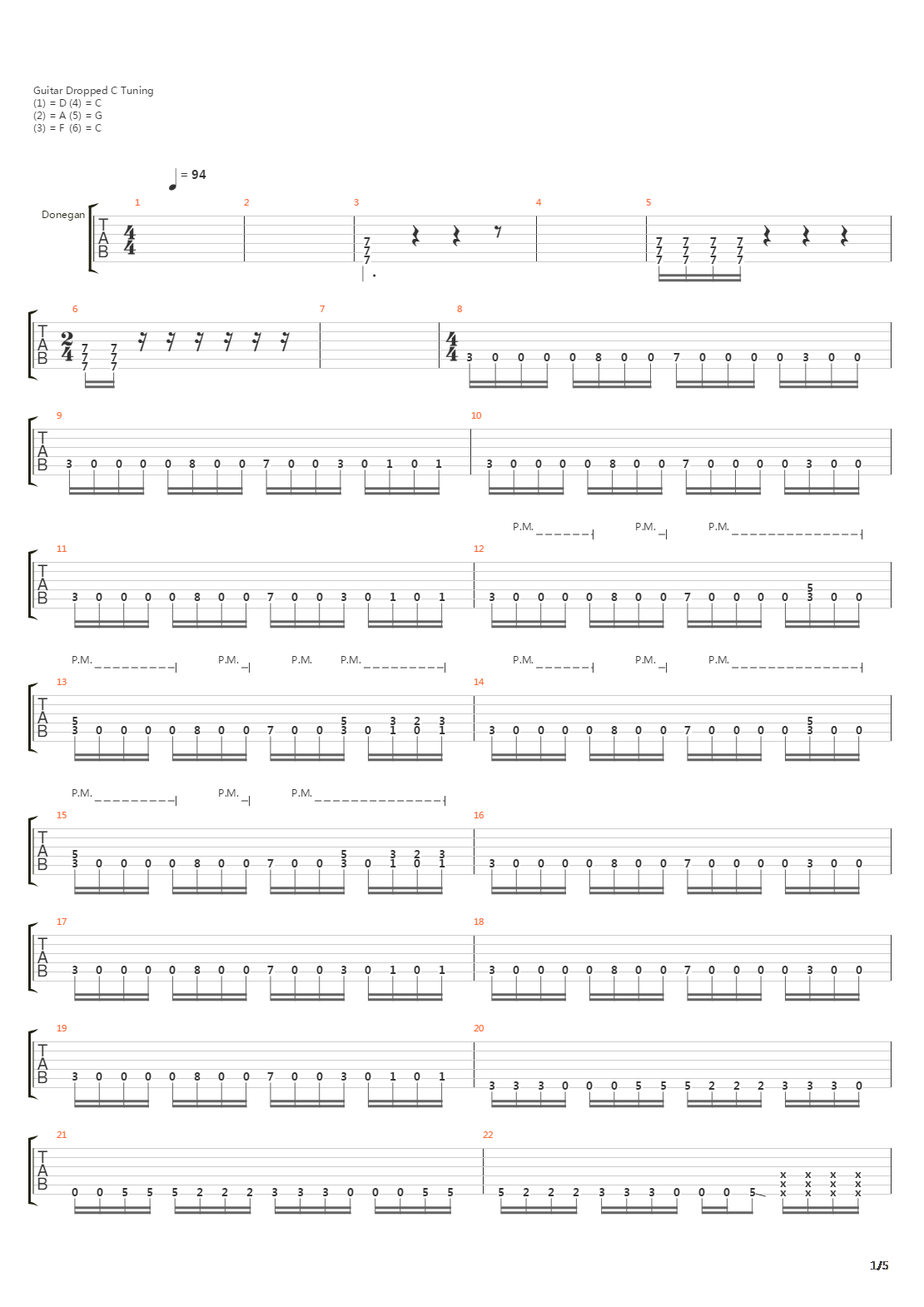 Inside The Fire吉他谱