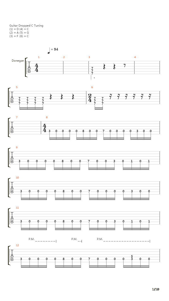 Inside The Fire吉他谱