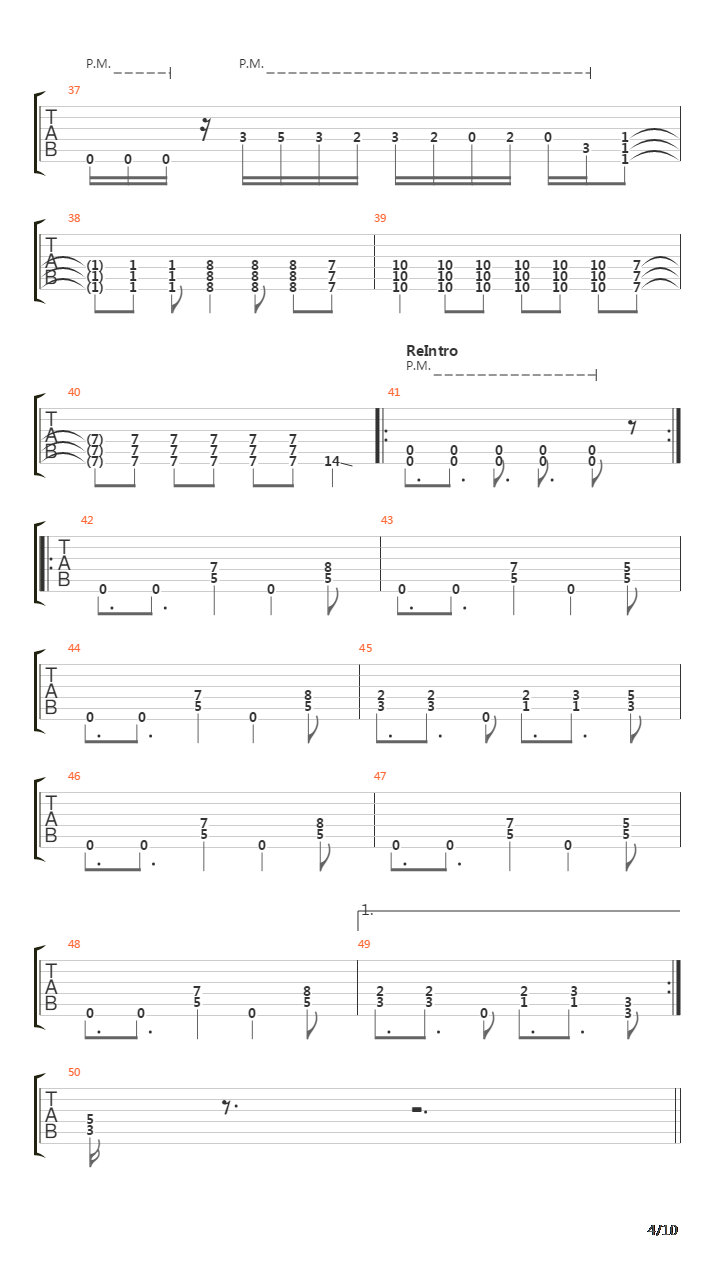 Mine吉他谱