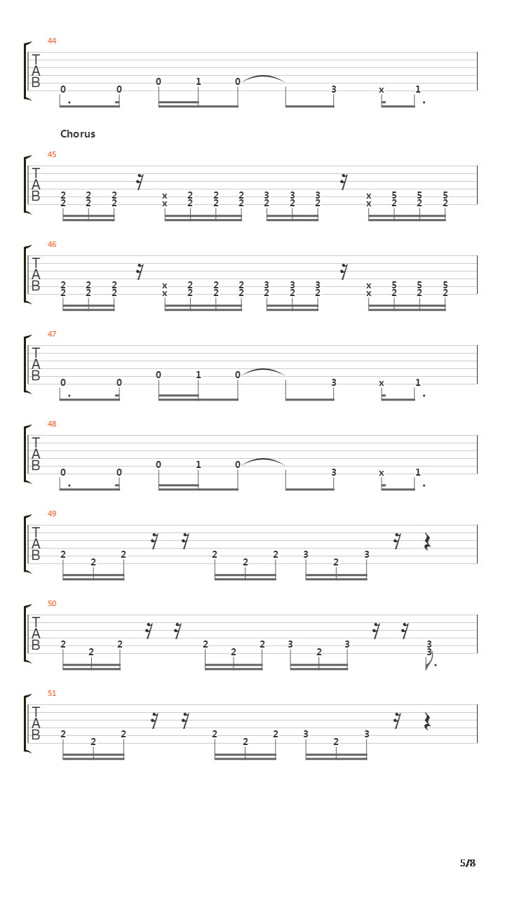 Numb吉他谱