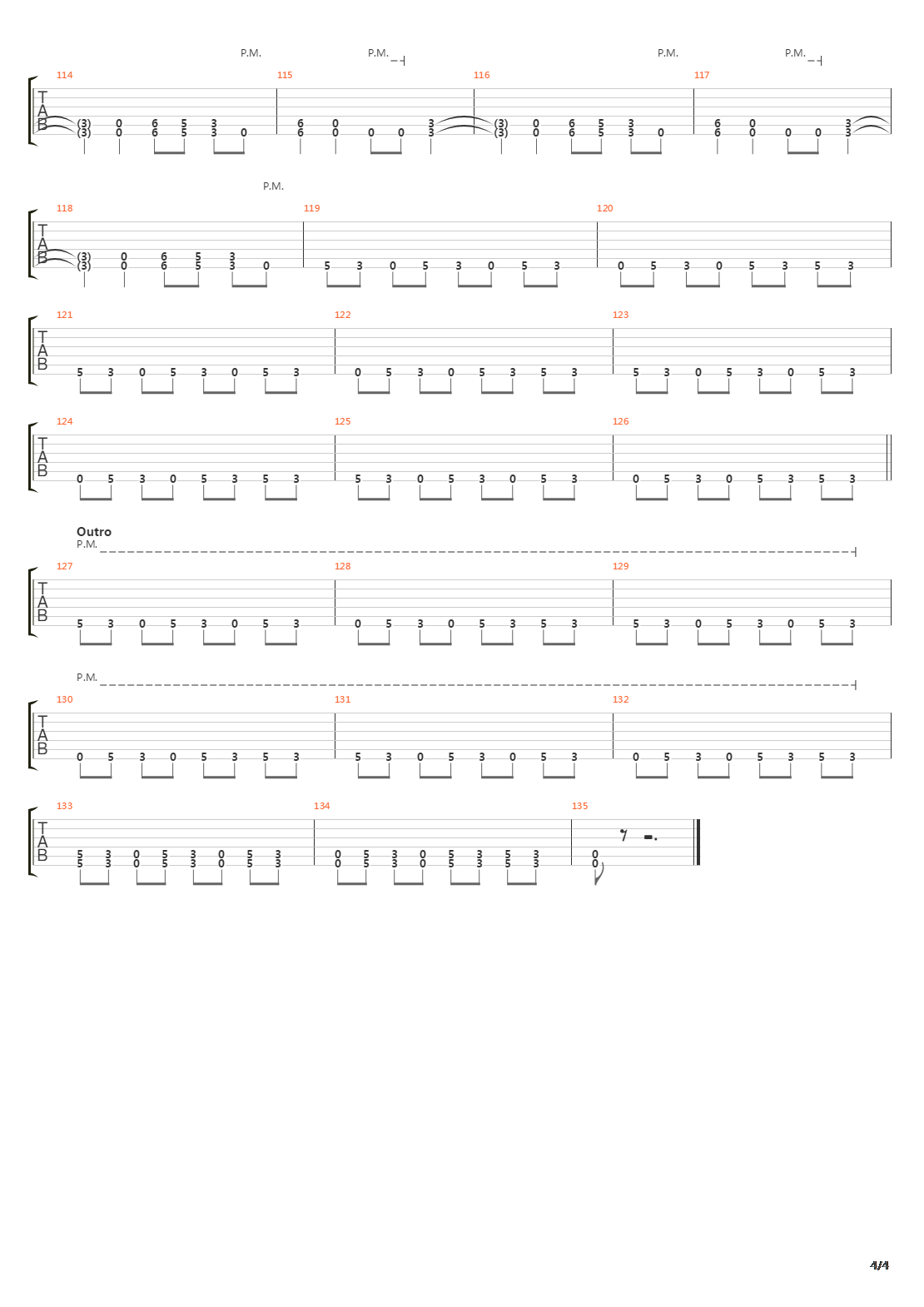 Numb吉他谱