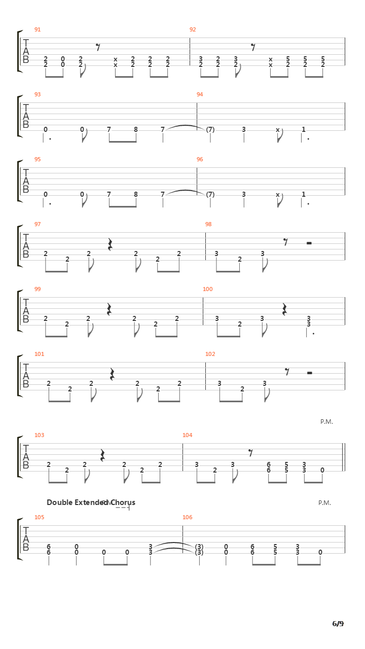 Numb吉他谱