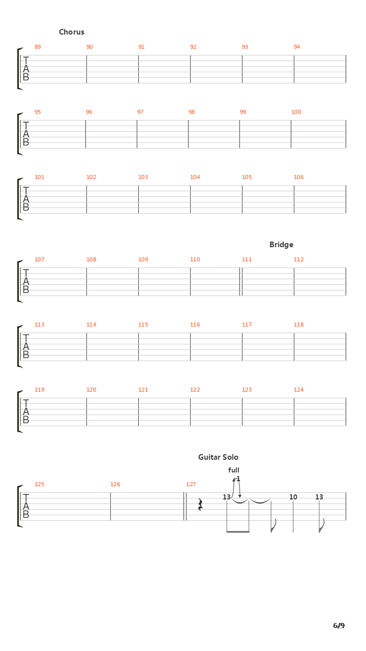 Overburdened吉他谱