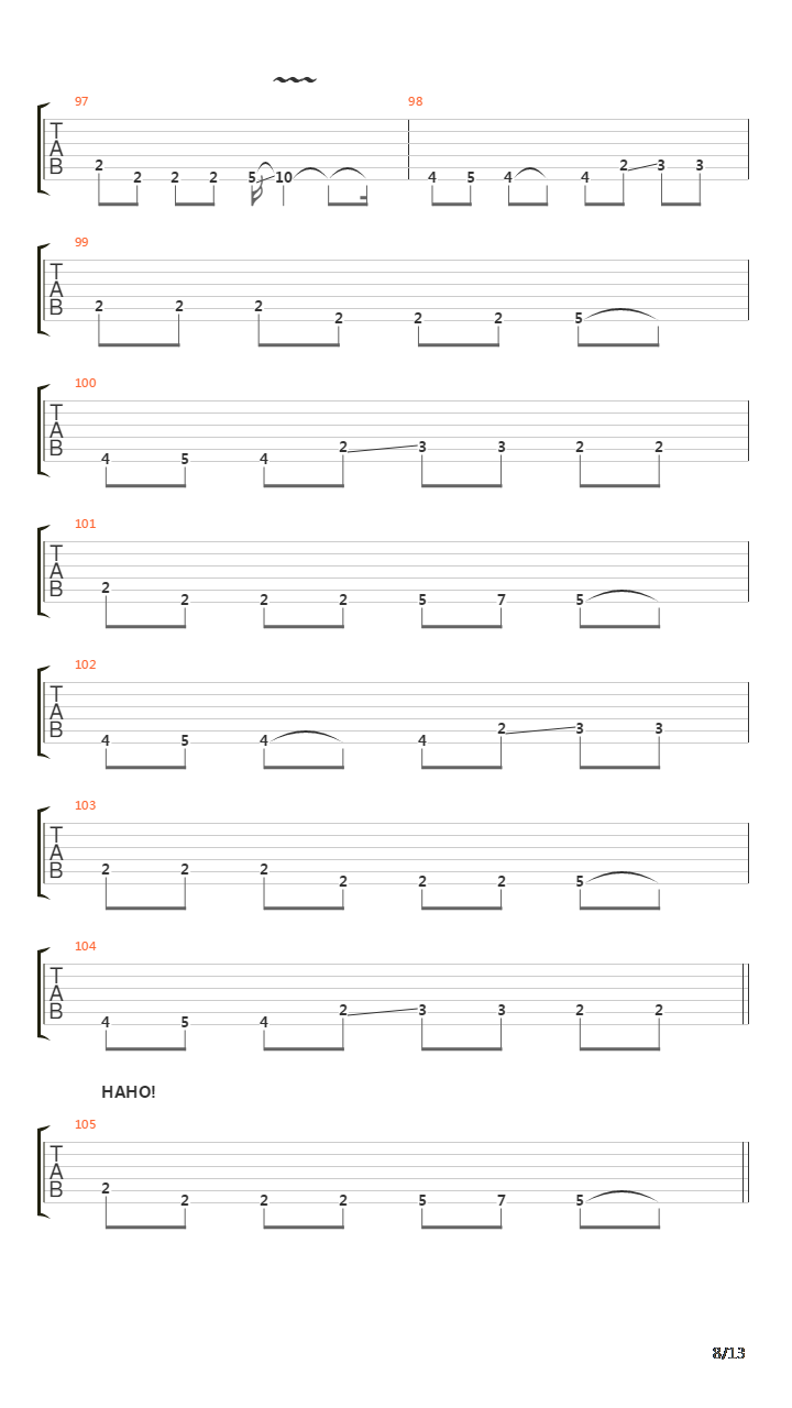 Run吉他谱