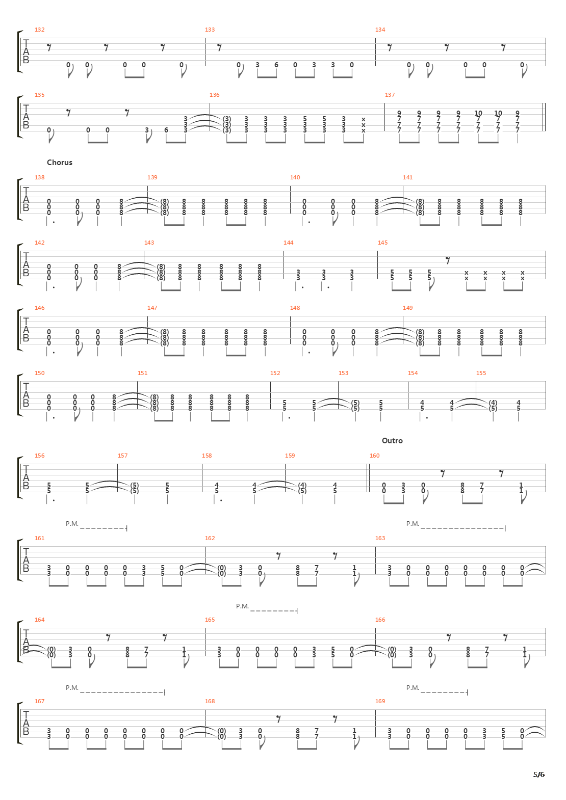 Stricken吉他谱