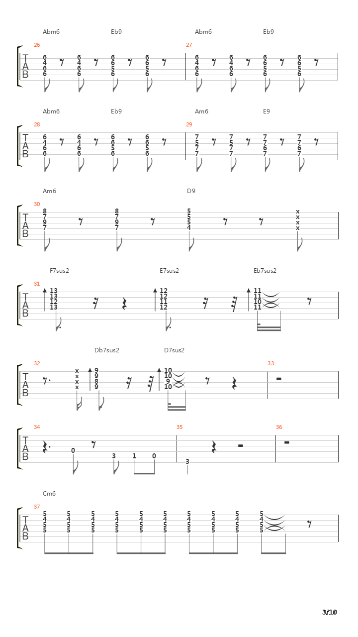 Douce Ambiance 1943吉他谱