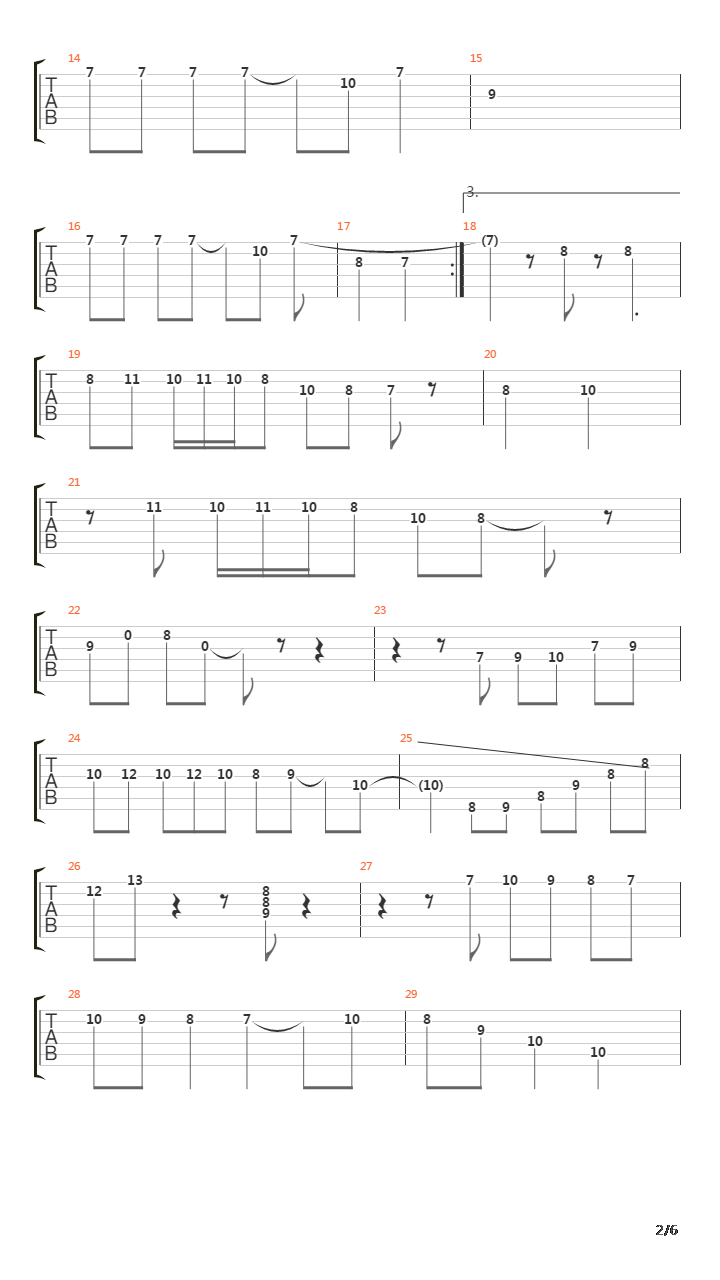 Swing Guitar吉他谱