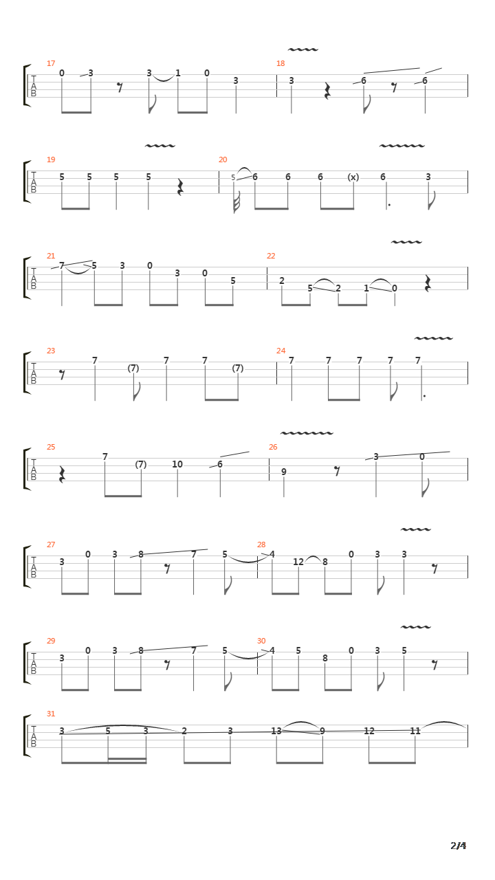 Swing Guitar吉他谱