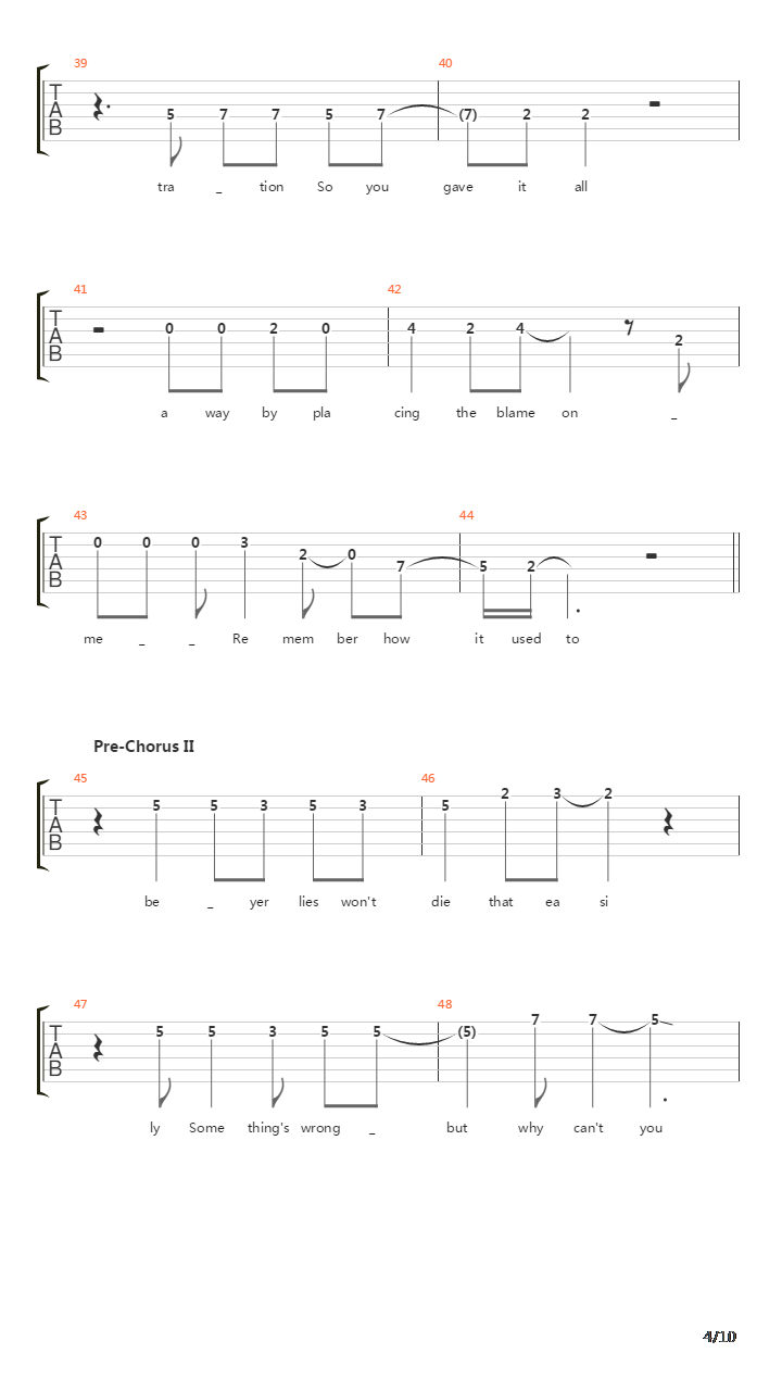 The Prisoner吉他谱