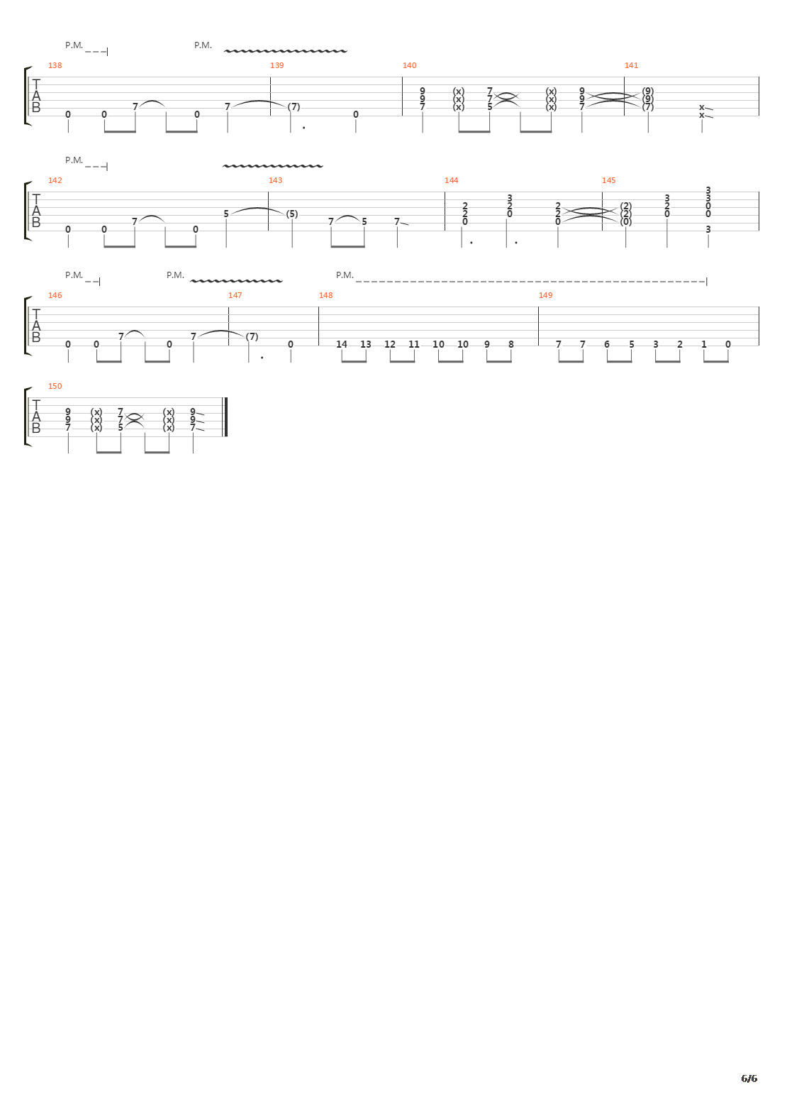 Tooth And Nail吉他谱