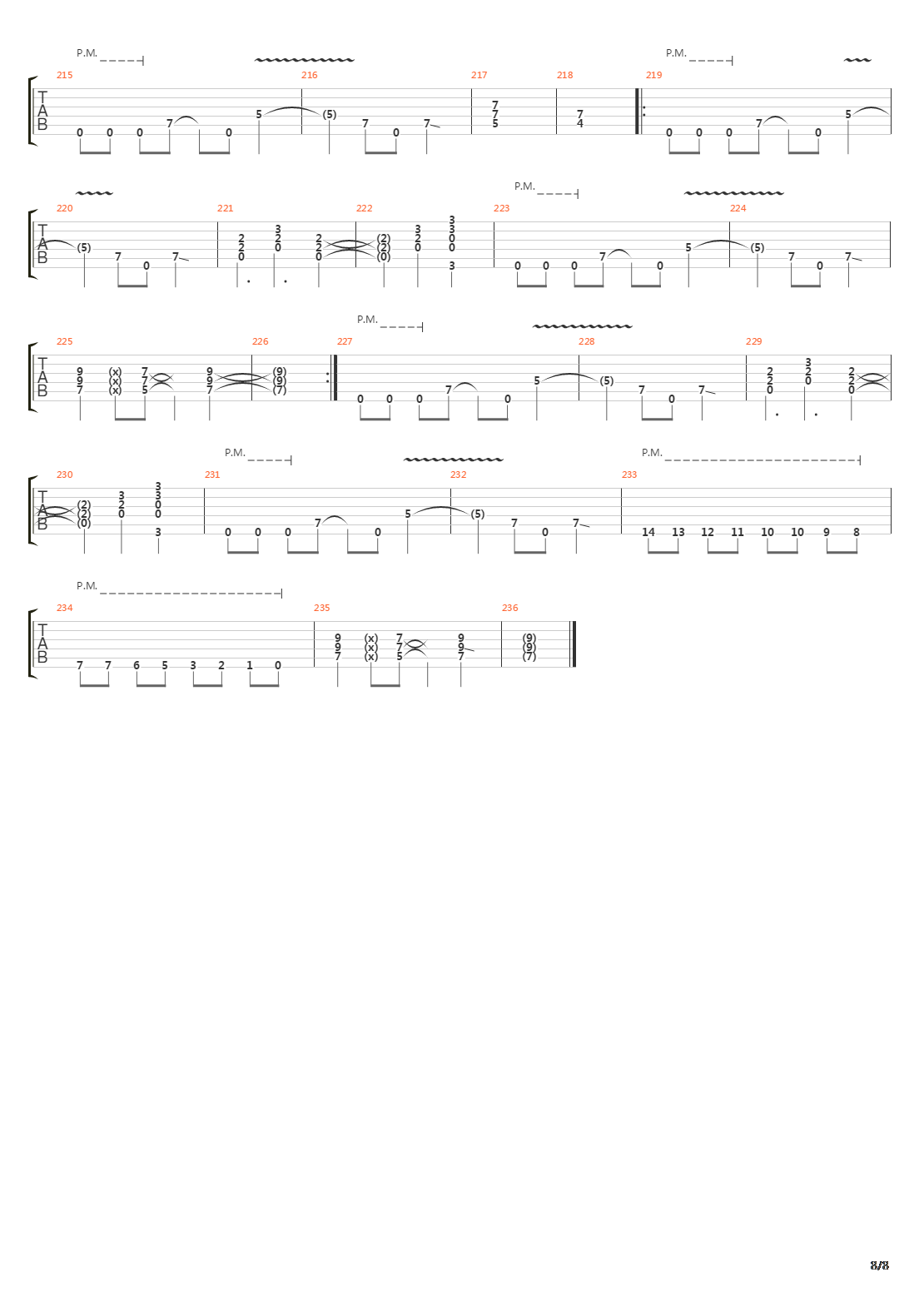 Tooth And Nail吉他谱