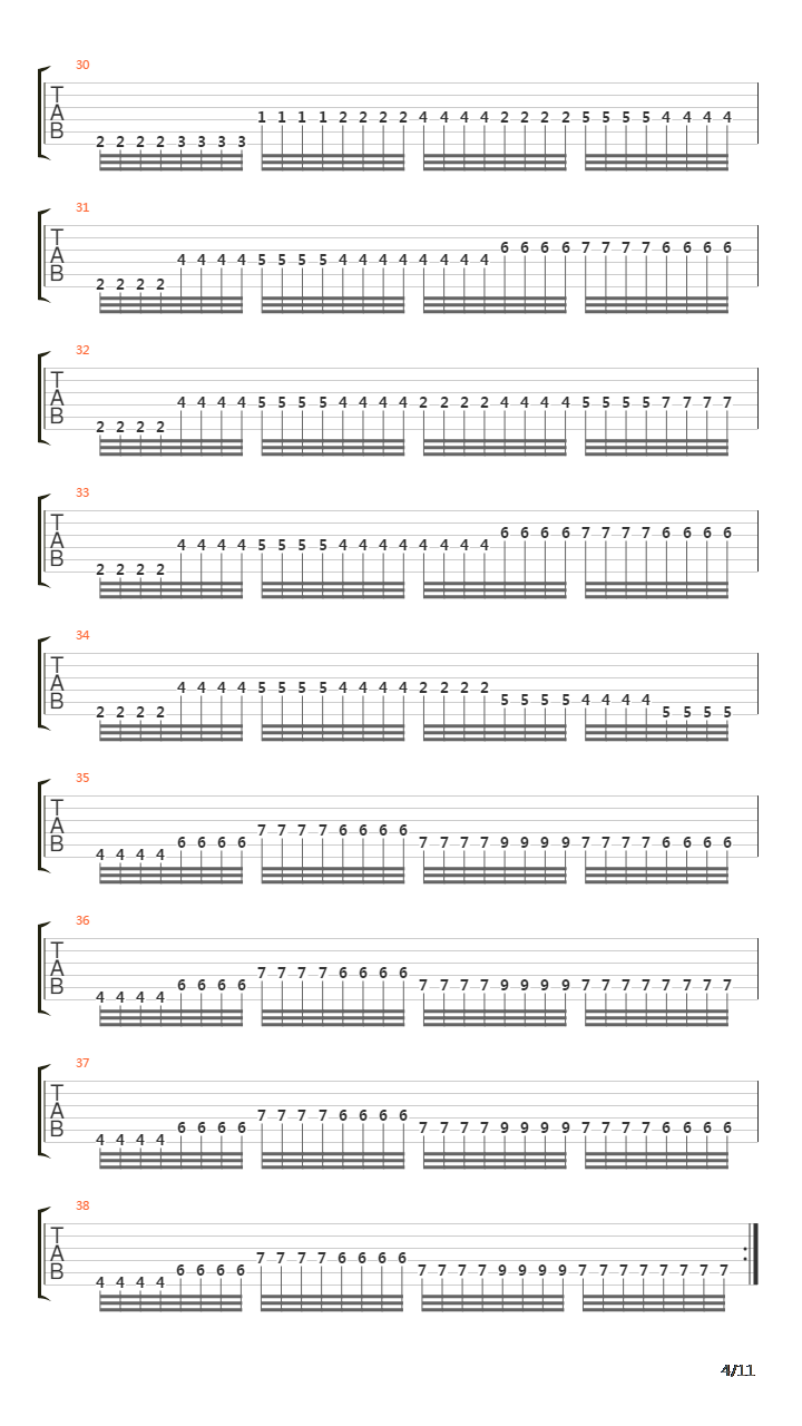 Sheperds Commandment吉他谱