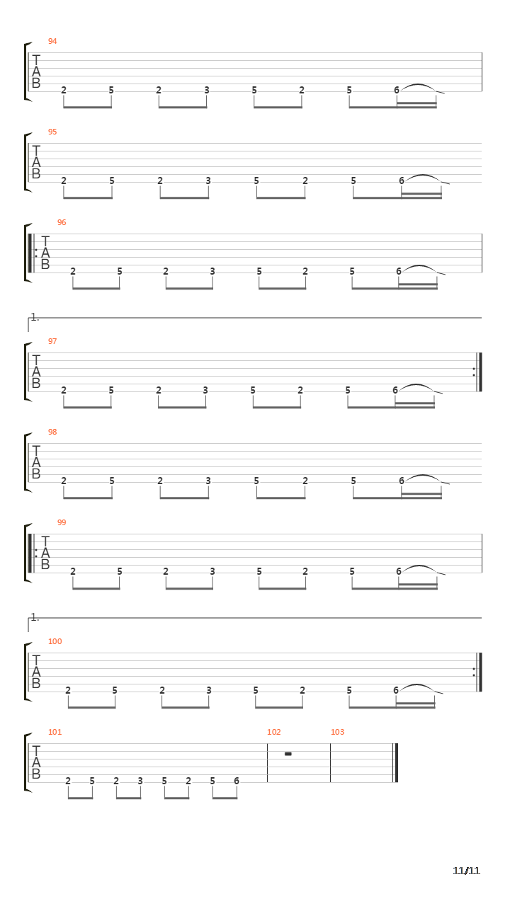 Streaks Of Blood吉他谱