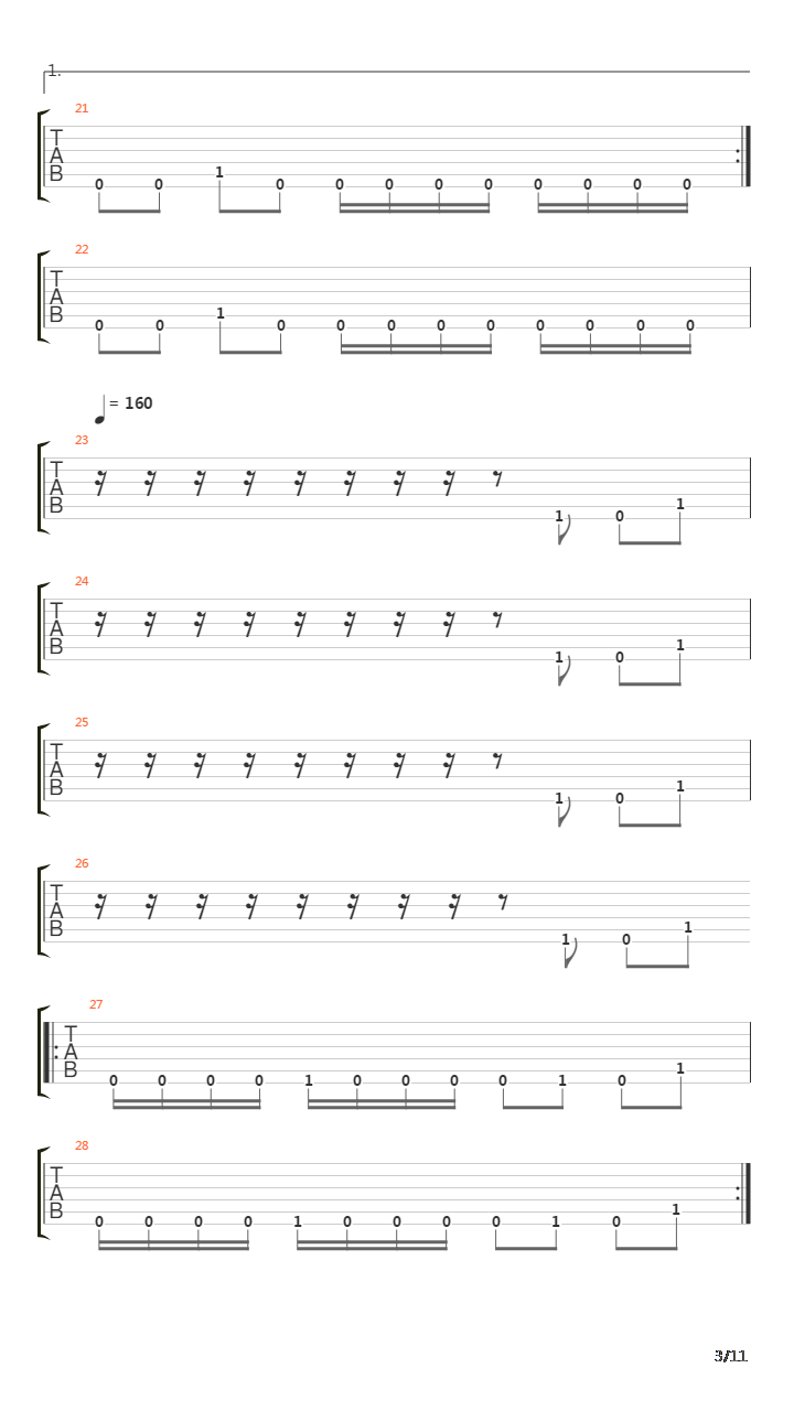 Streaks Of Blood吉他谱